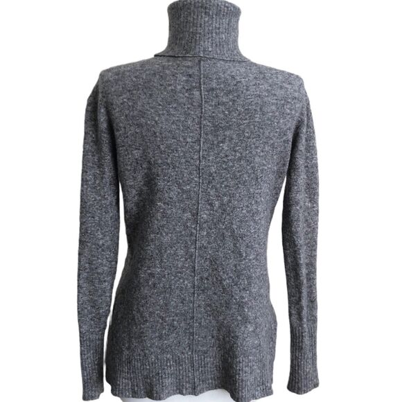 Athleta Transit Colorblock Turtleneck Merino Wool Sweater XS Cozy Cabincore - Picture 10 of 12